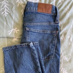Madewell straight leg jeans
